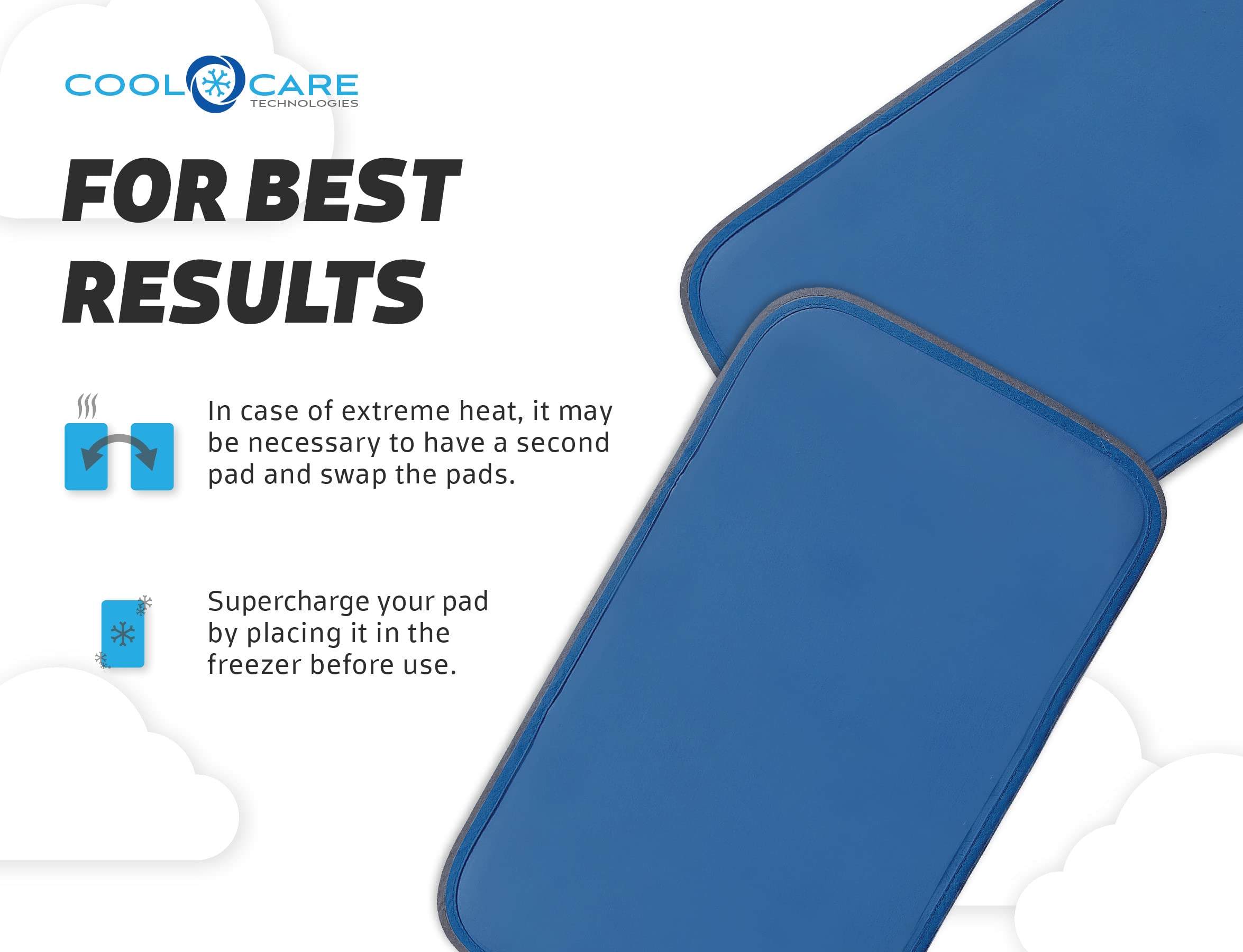 Compact Cool Care Technologies cooling pad designed for travel and portability