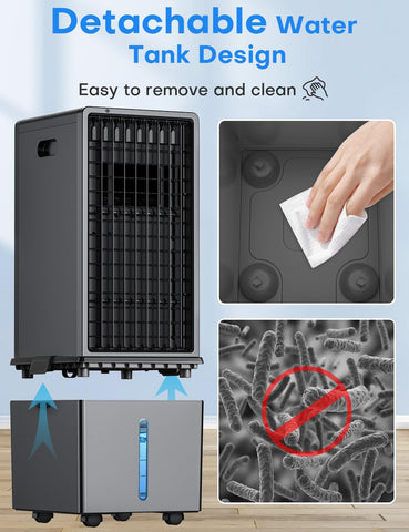 COOLECH 1700 CFM airflow delivers strong, wide-reaching cooling
