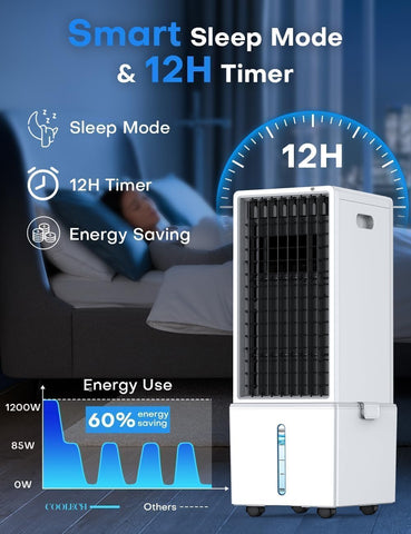 COOLECH 350 sq ft coverage with wide air outlet