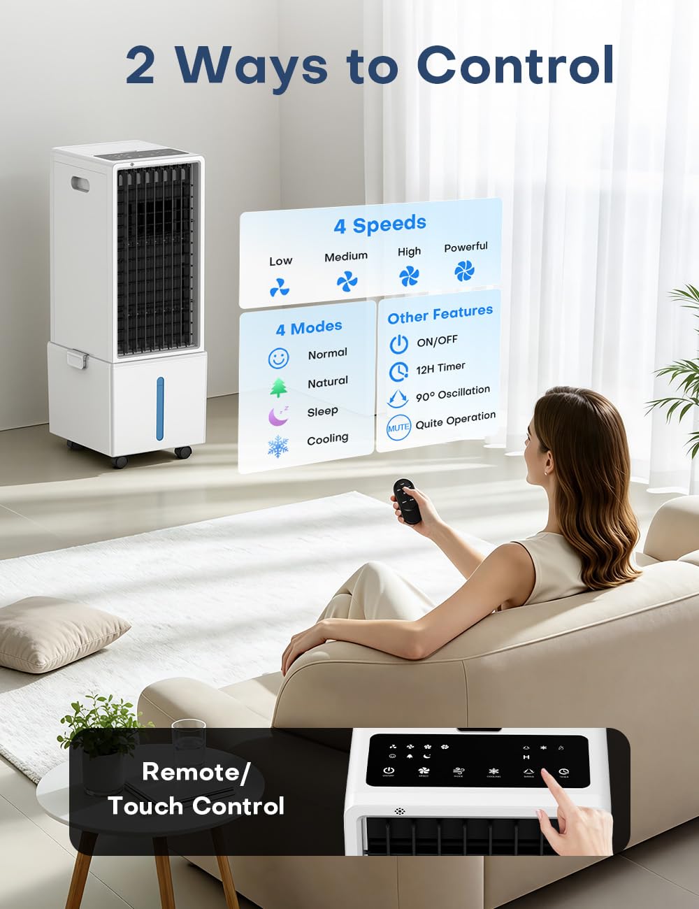 COOLECH LED display and touch panel for clear status