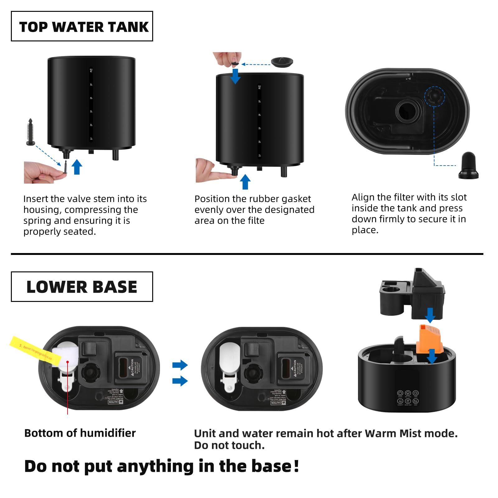 Coolfiqu 360° nozzle disperses mist evenly across the space