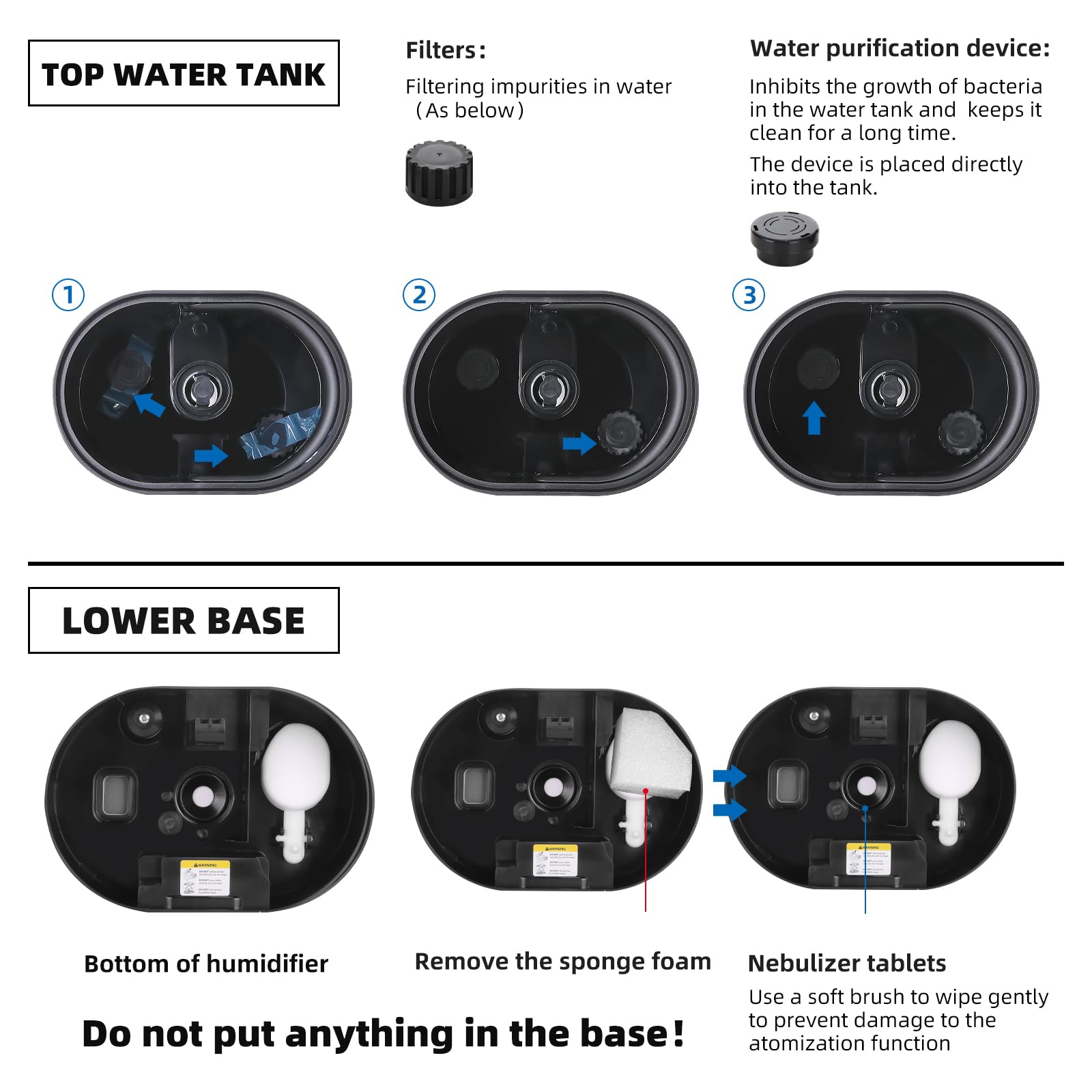 Coolfiqu warm and cool mist options for year-round comfort.