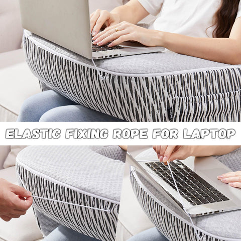 cooloo8 arm-support pillow ash grey helps for comfortable posture while reading