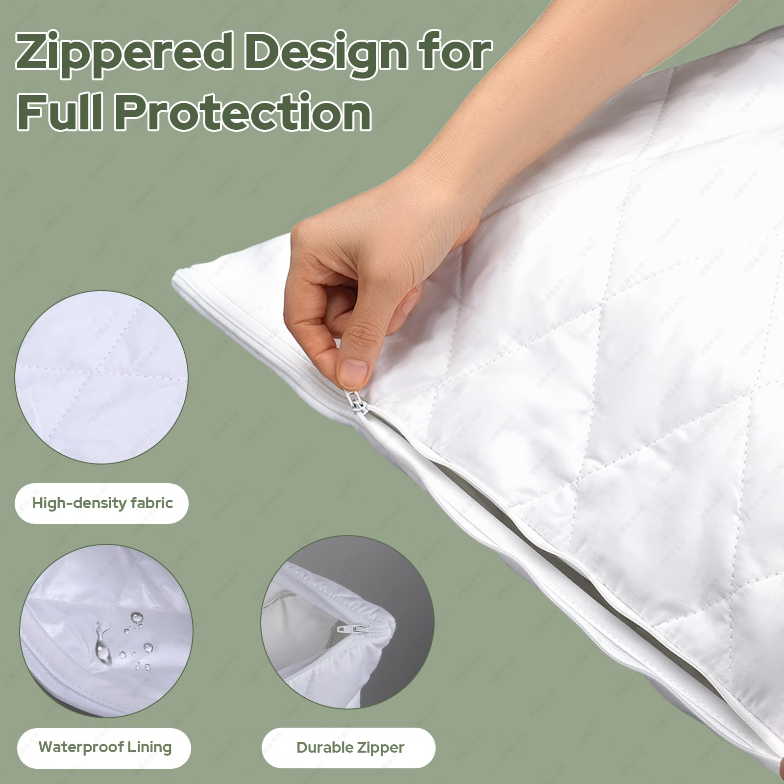 CoolShields pillow protector durable design survives repeated machine washing.