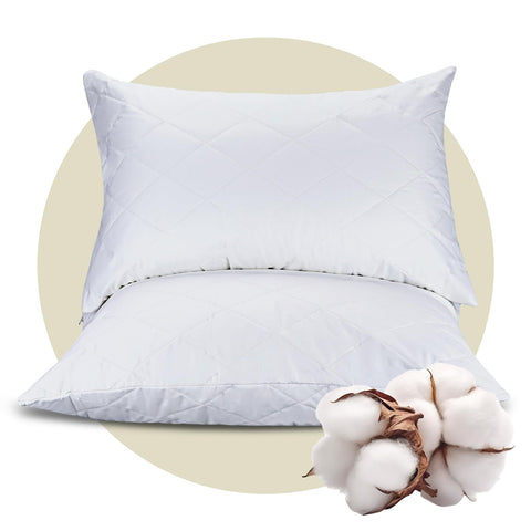 CoolShields pillow protector waterproof zipper keeps pillows clean and protected overnight.