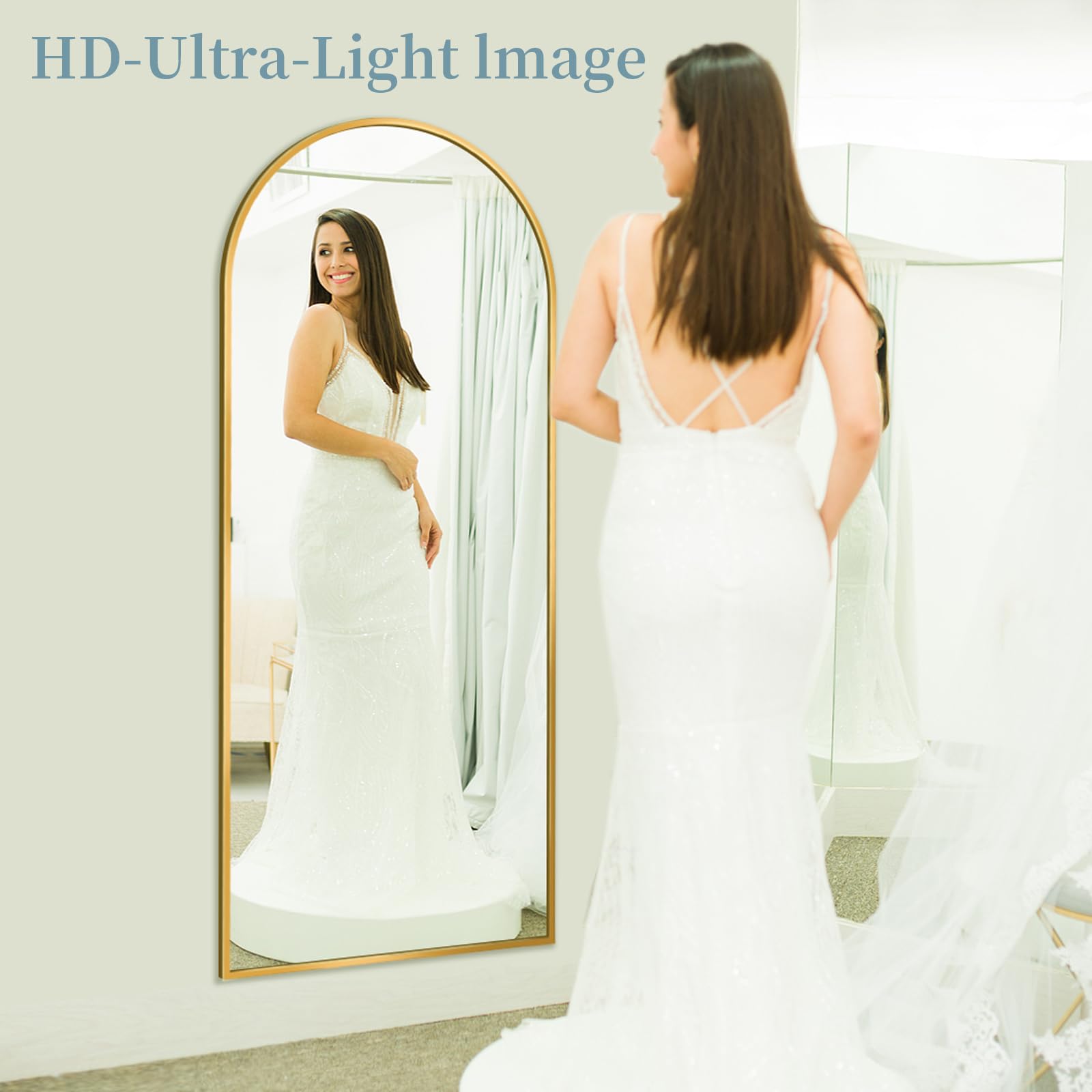 Coomily entryway setup with a full-length mirror that enhances the foyer.
