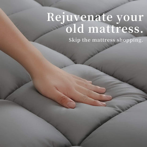 COONP Queen Topper is machine washable for easy care and stain removal
