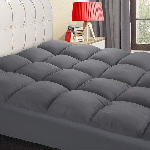 COONP Queen Topper displays ultra-plush fabric for soft, supportive comfort