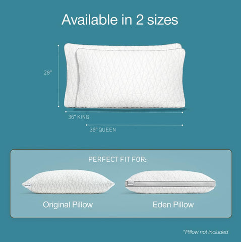 Coop Home Goods pillowcase with zipper closure for easy removal and protection.