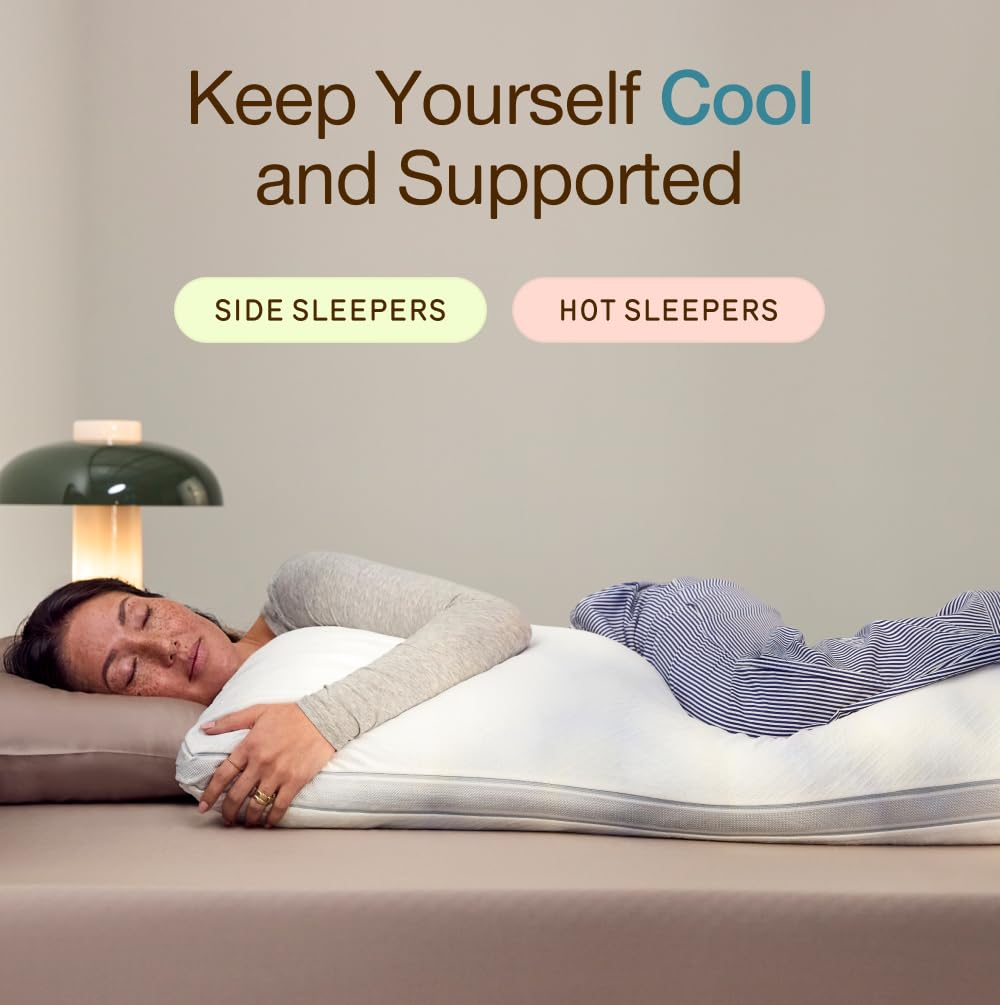 Coop Home Goods Cool+ pregnancy-friendly use for side sleepers