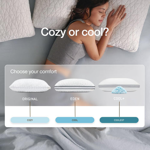 Coop Home Goods Eden Crescent pillow versatile design suits reading and restful sleep alignment.