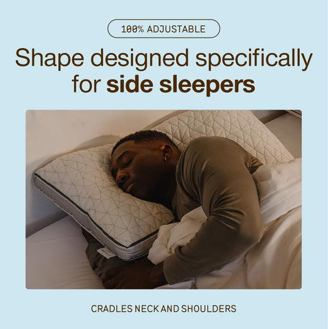 Removable Lulltra cover on Eden Cut-Out Pillow showing soft, durable fabric