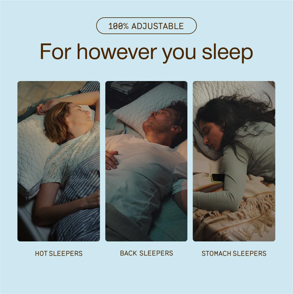 Eden removable washable cover makes care easy and keeps pillow fresh