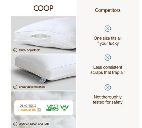 Breathability image focuses on airflow for cooler nights.
