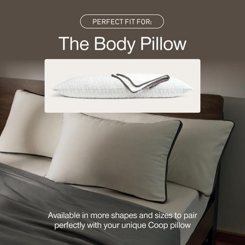 Coop Home Goods Lulltra fabric offers a soft, premium hand feel on pillow covers.