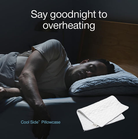 Coop Home Goods cool-touch side emphasizes cooling feel on warm evenings.