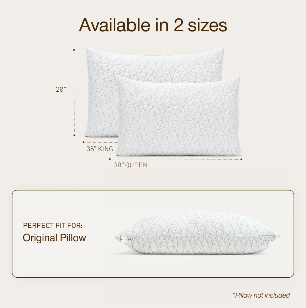 Coop Home Goods Original Pillow Case being machine washed for easy care