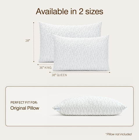 Coop Home Goods Original Pillow Case being machine washed for easy care