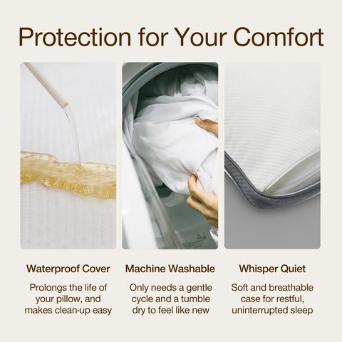 Two-pack Queen size covers for easy replacement and bulk protection.