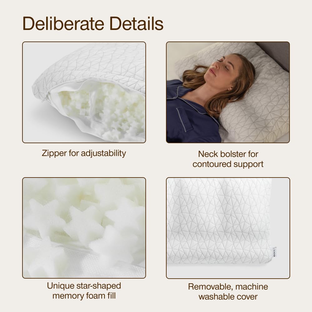 Coop Home Goods washable cover closeup emphasizing breathable fabric for cool, easy maintenance