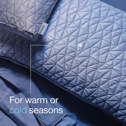 Coop Home Goods breathable pillowcase designed for easy machine washing.