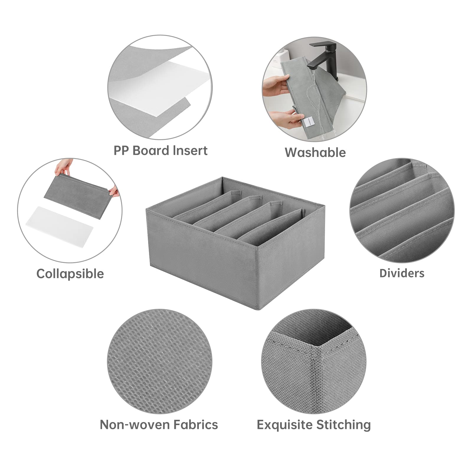Coorganisers washable garment organizer can be rinsed for easy cleaning.