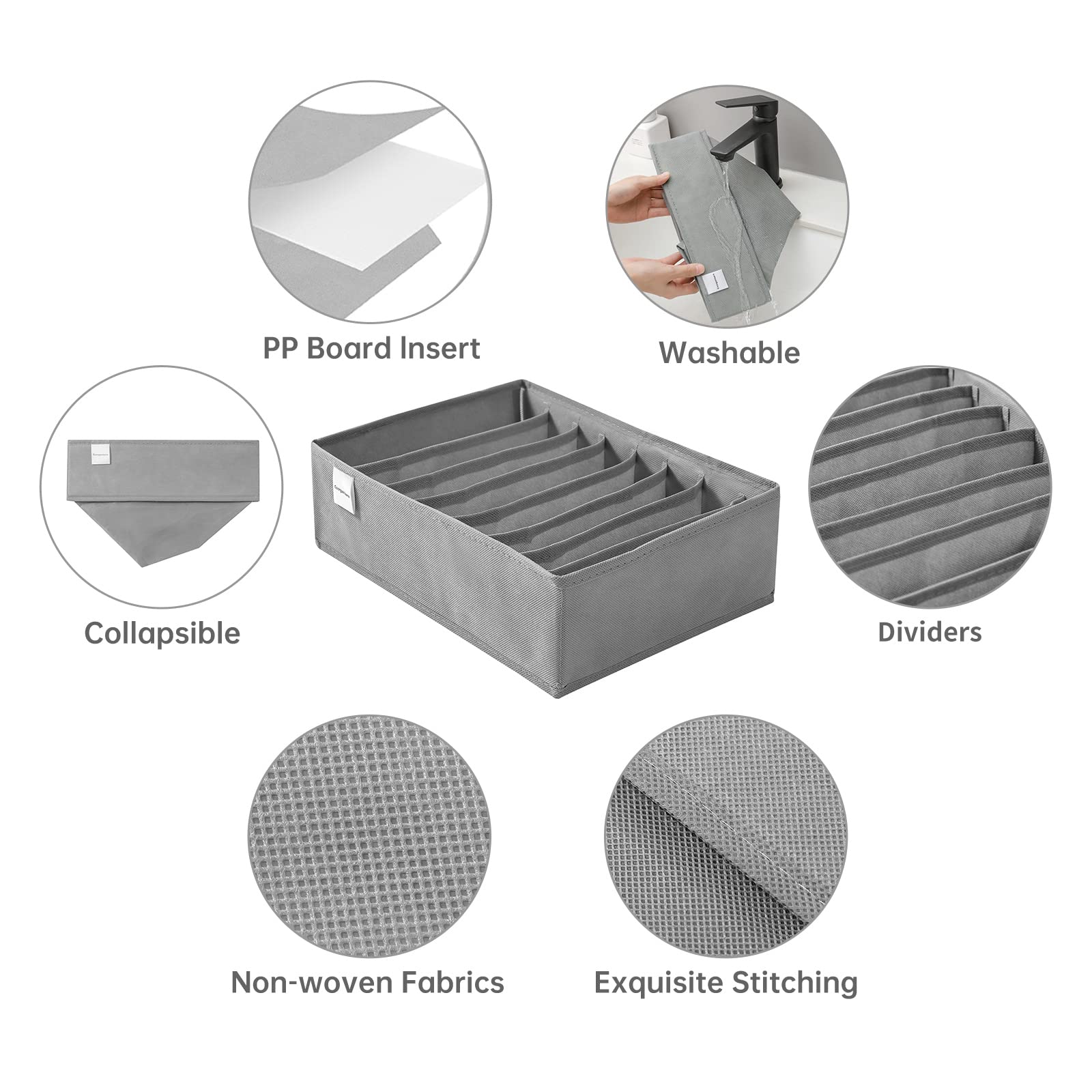 Coorganisers easy assembly and cleaning process for the organizer