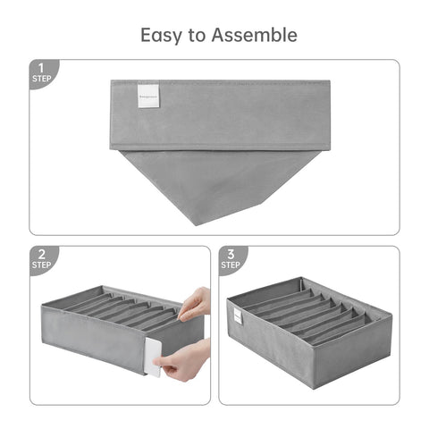 Coorganisers foldable and stackable wardrobe design maximizing closet space