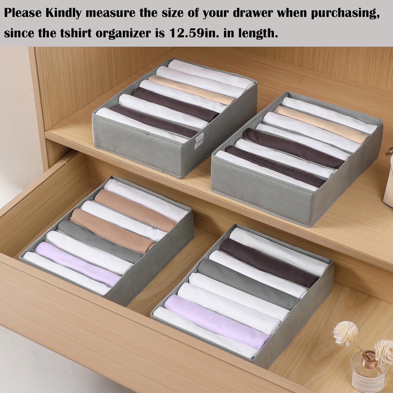 Coorganisers PP board insert showing sturdy edge support