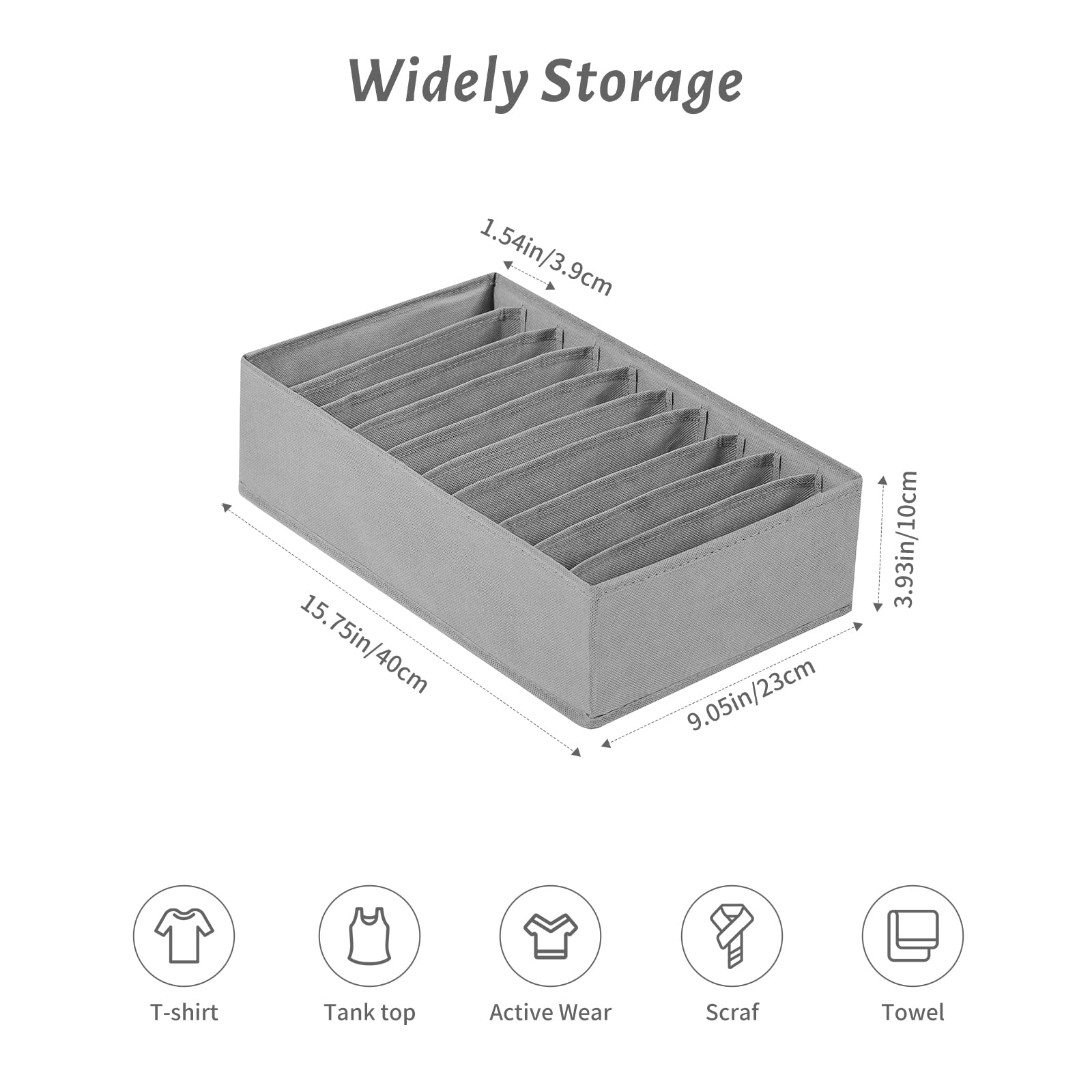 Coorganisers PP board insert keeps grids aligned and sturdy.