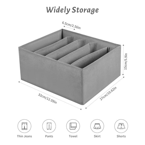 Coorganisers closet organizer collapses flat and stacks to save space.