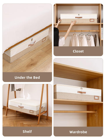 Coorganisers beige linen finish complements bridal keepsakes without distraction.