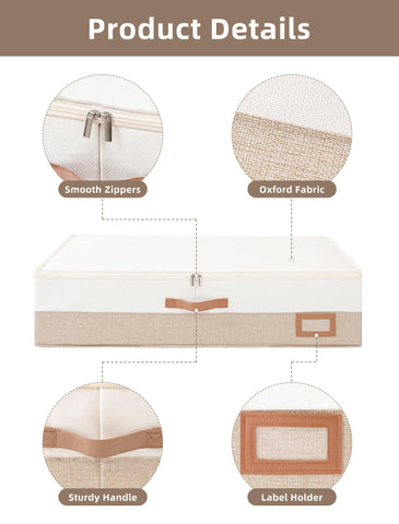 Coorganisers storage box reinforced handles and lid enable easy, safe access.