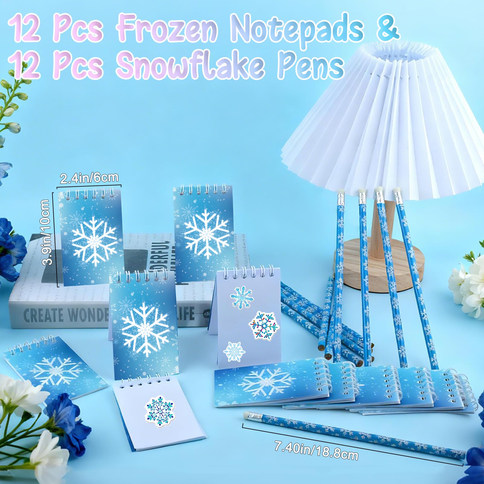Coosilion snowflake stickers variety for crafts and classroom rewards