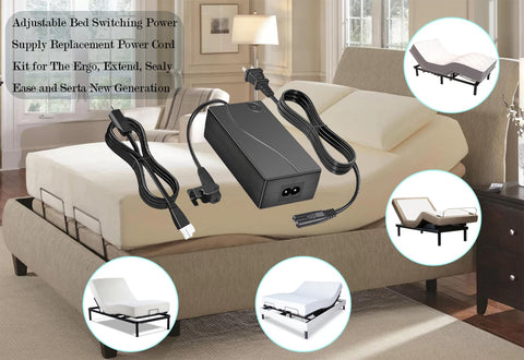 coosoromas 29V 2A adapter delivers steady power to your bed base