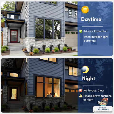 Coavas film fits smooth single-pane glass for homes and offices.