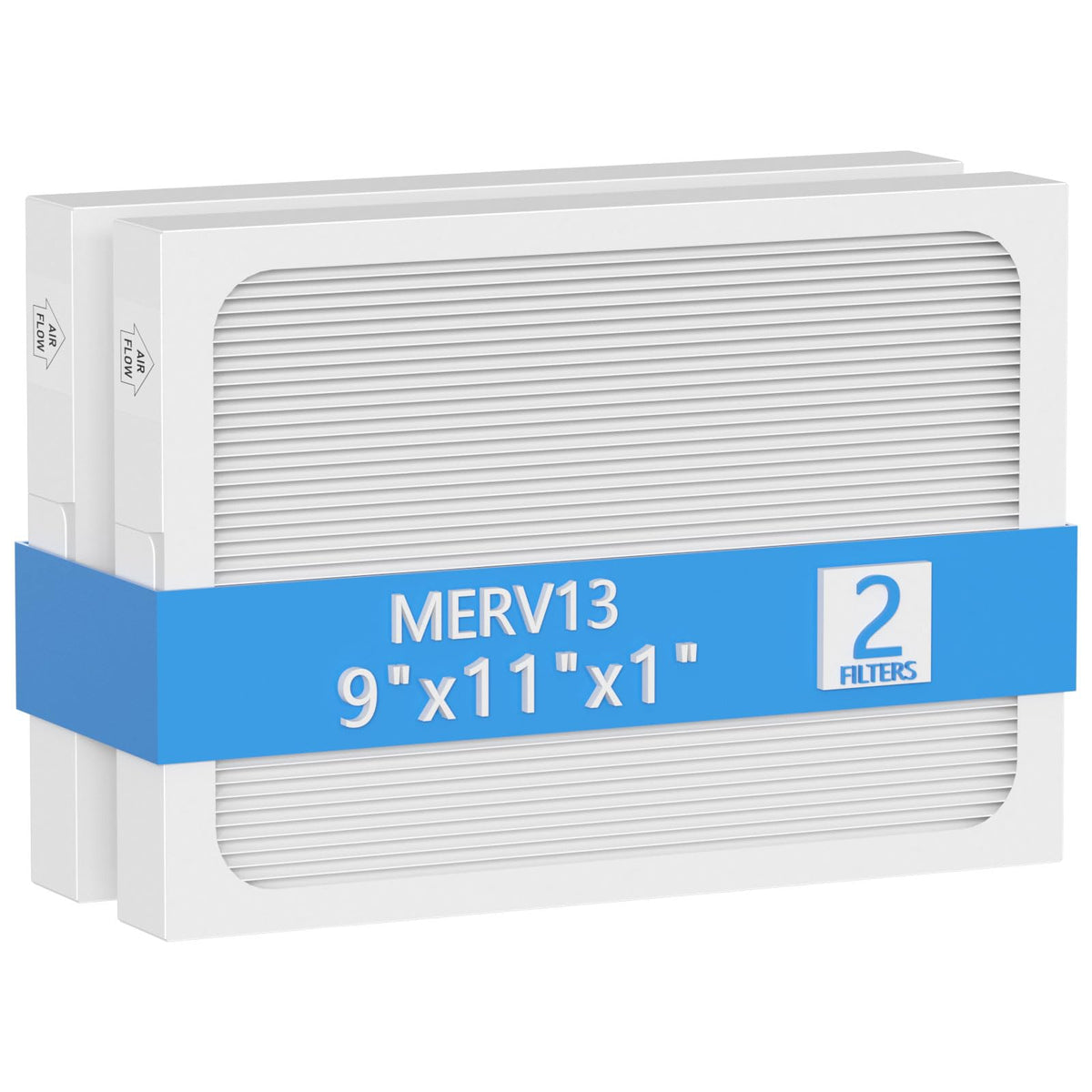 Cooyafan 9x11x1 MERV13 filter 2-pack for extended filter life.