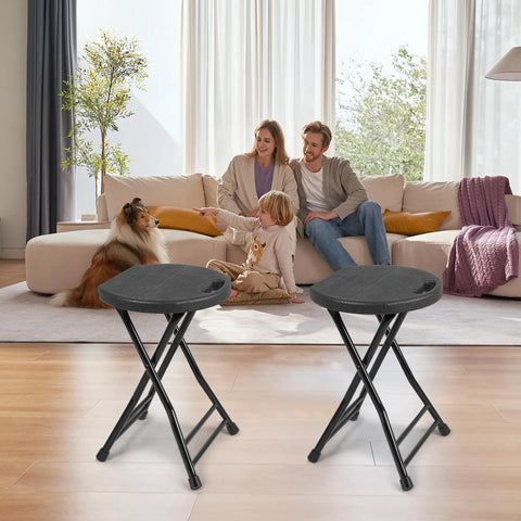 COOZMENT compact folded stool stores neatly in tight spaces.
