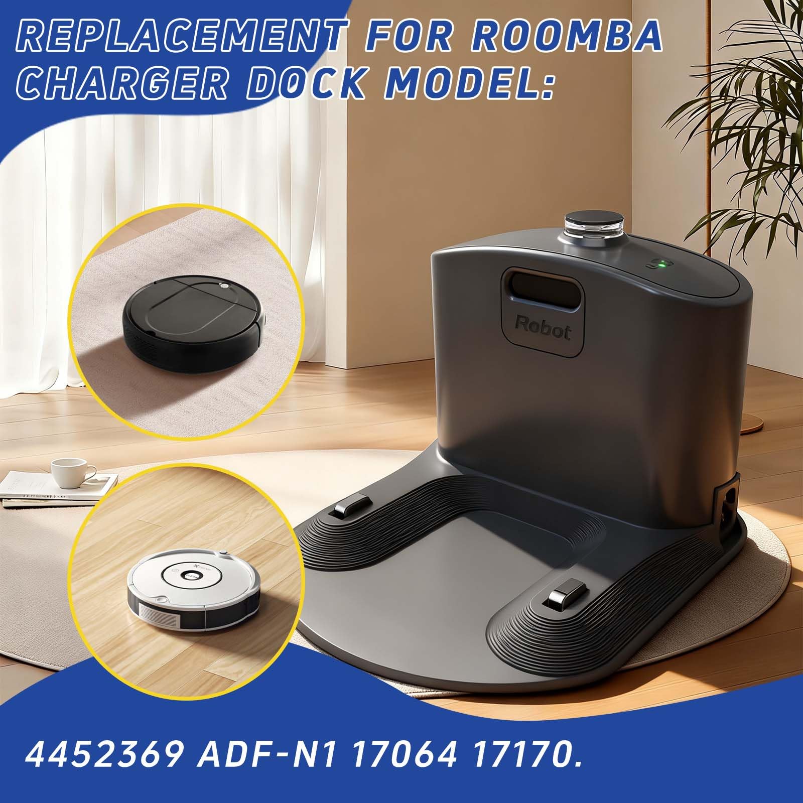 Copeeanzy Roomba e5/e6 compatible dock delivering convenient charging