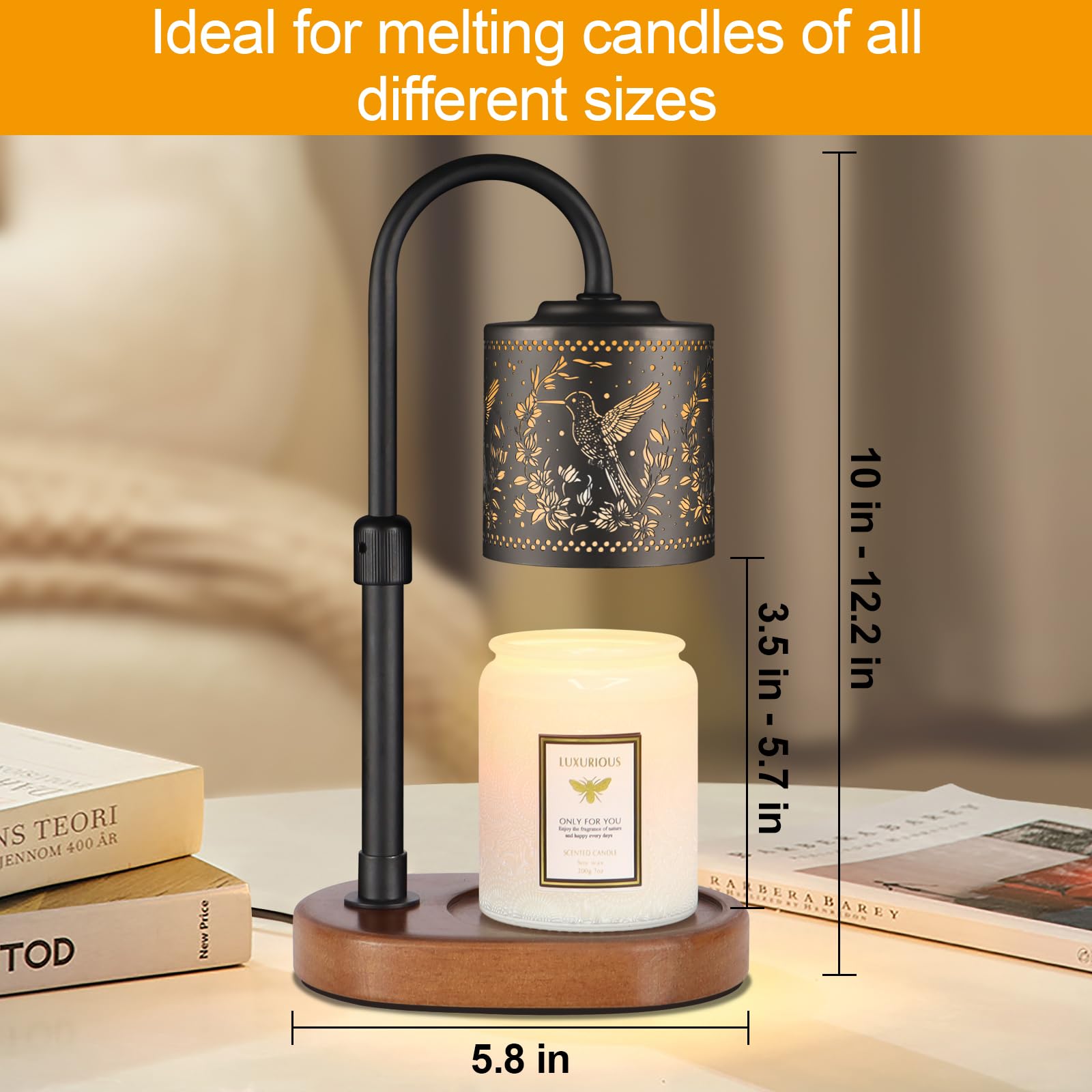 Copinpin halogen bulbs melt wax evenly with clean scent release.