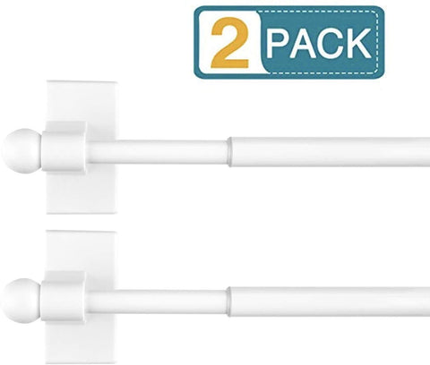 Coquilles magnetic rod on appliances secures lightweight items without drilling