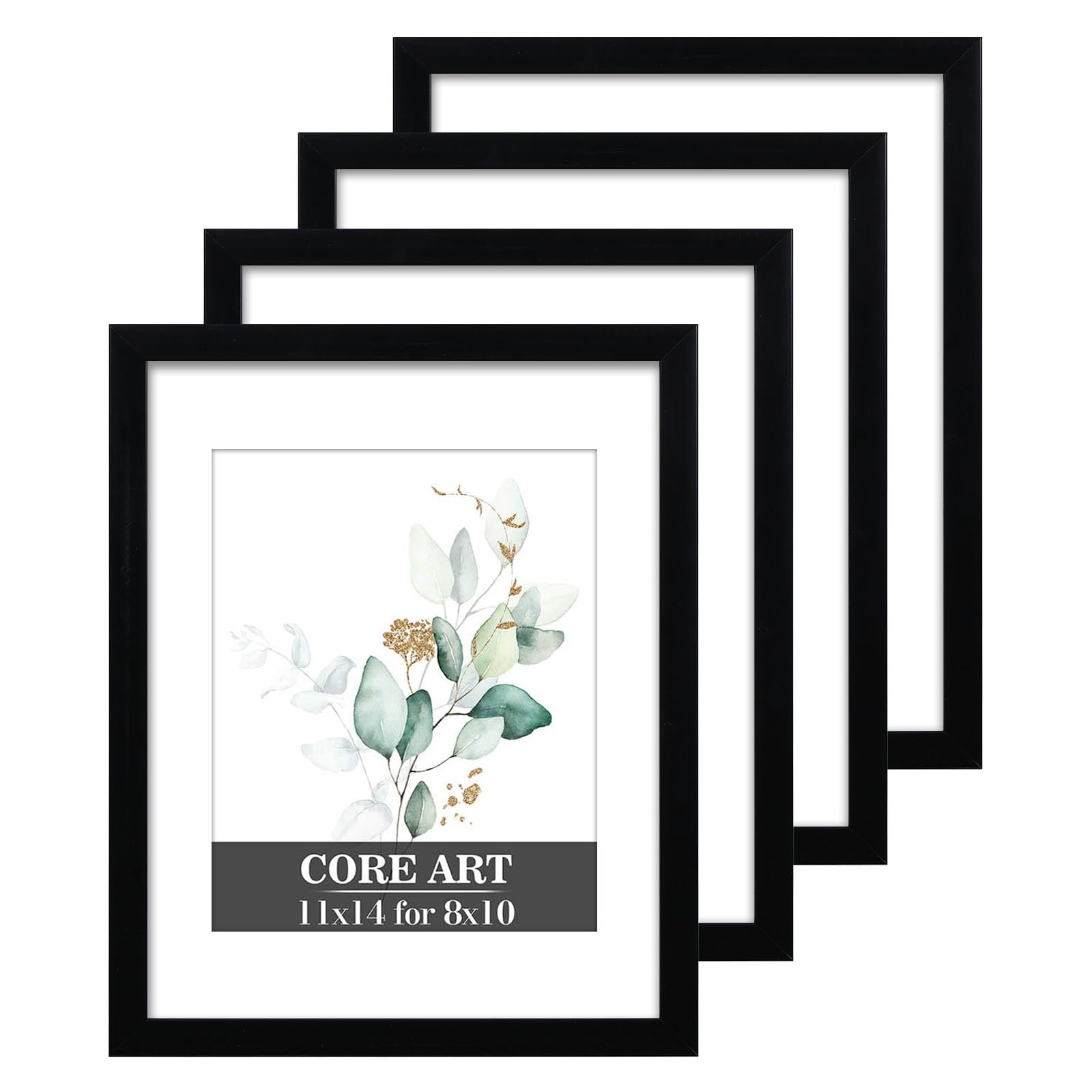 CORE ART 11x14 frame with mat secures 8x10 photos for display