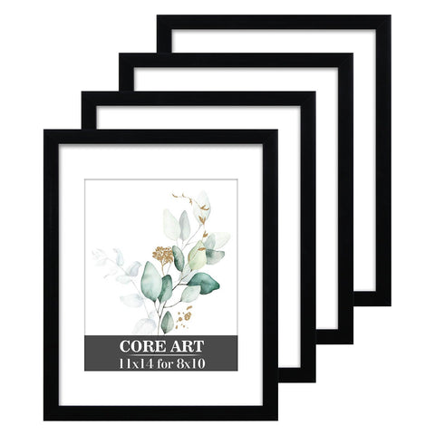 CORE ART 11x14 frame with mat secures 8x10 photos for display