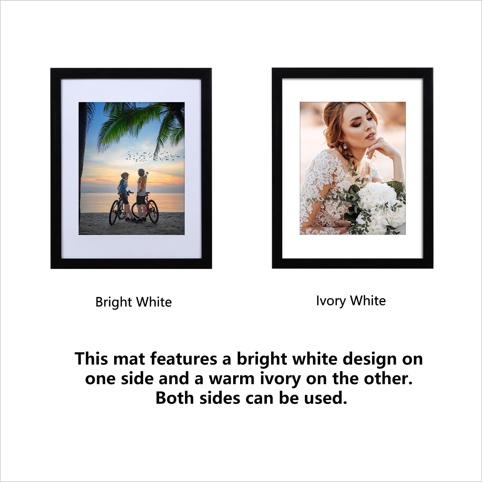 CORE ART four black frames for wall or tabletop layouts