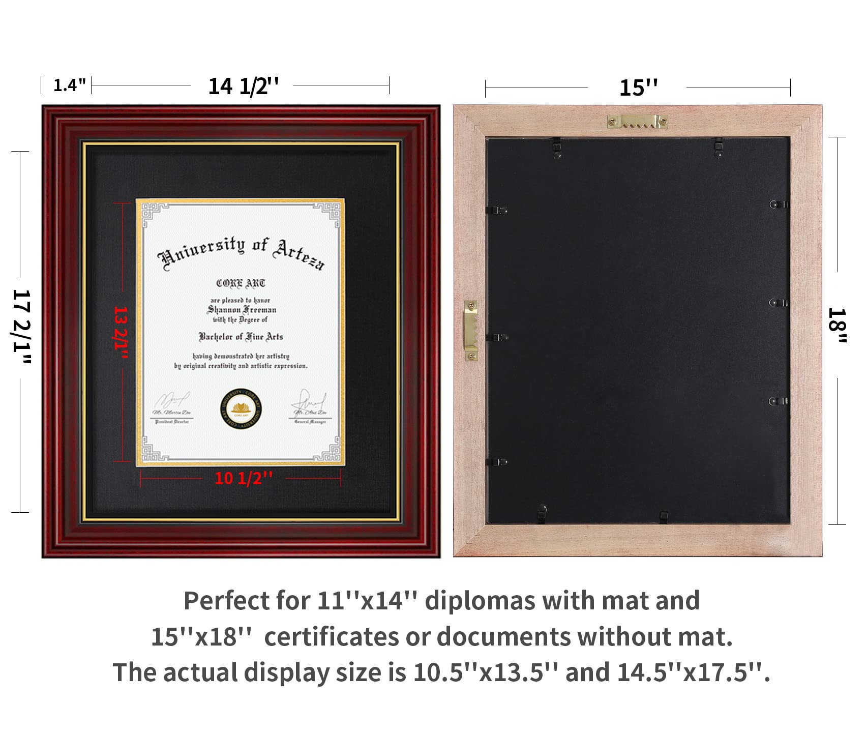CORE ART tempered glass close-up highlights clear visibility and protection for your documents.