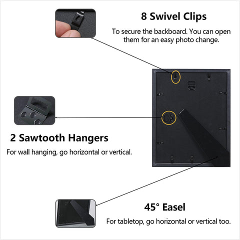 CORE ART high-definition plexiglass front protects photos
