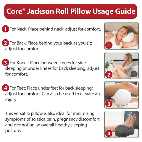 Core Products Jackson Roll features a cotton-polyester shell and breathable fill.