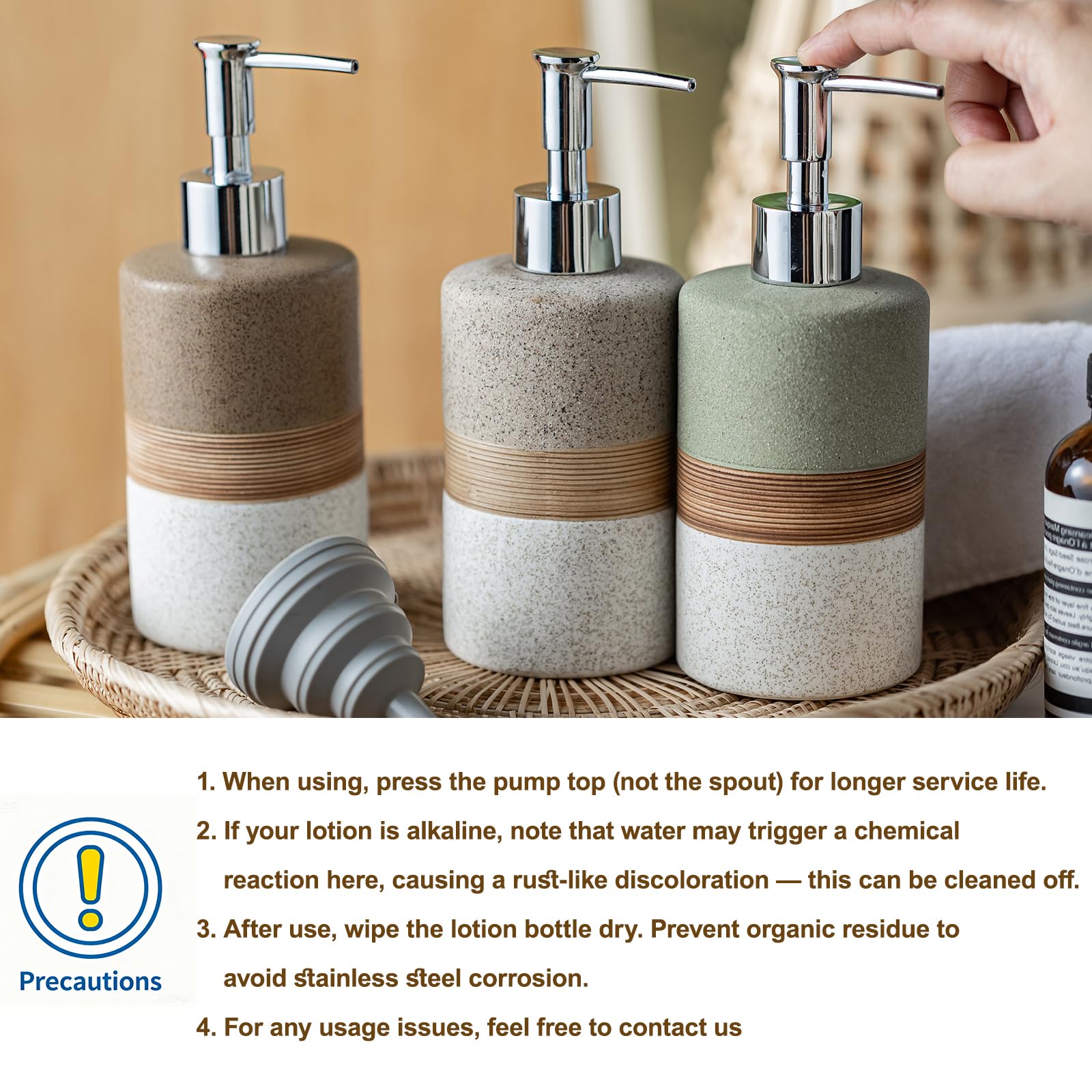 Cormomu dual-use soap dispenser for hand, dish, shower, shampoo—versatile home accessory.