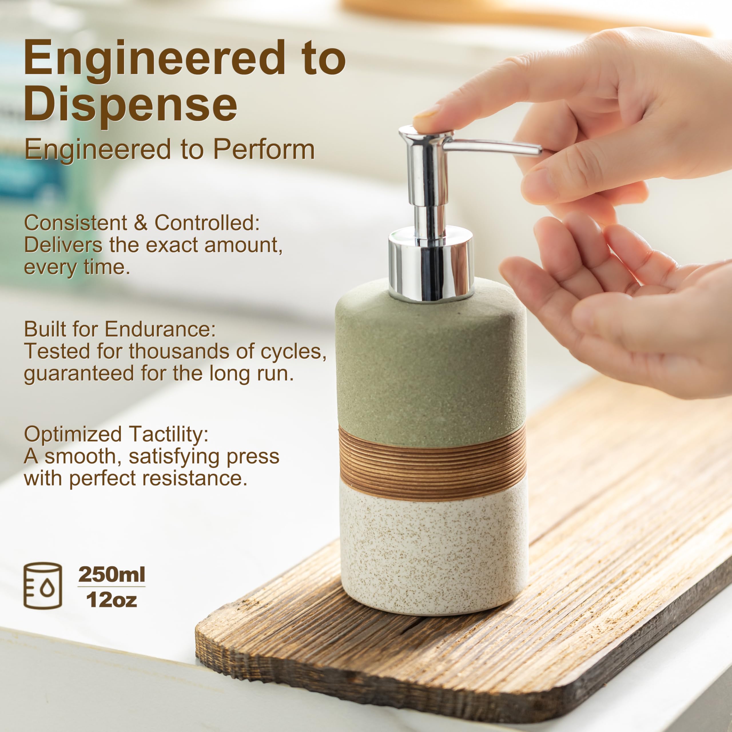 Cormomu stainless steel pump closeup shows rust-resistant design for long-lasting daily use.