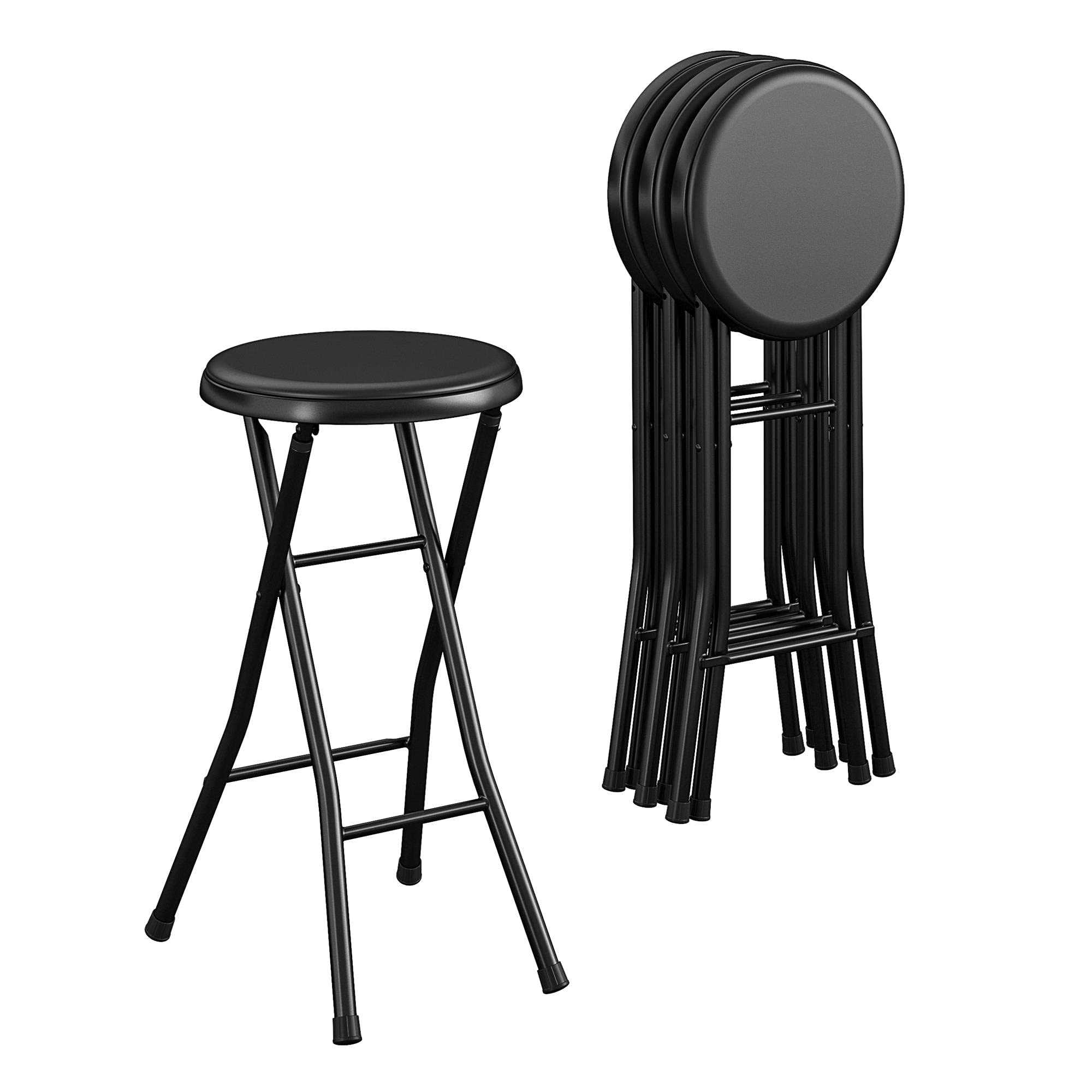 Cosco 24in folding stool seat provides comfortable seating anywhere